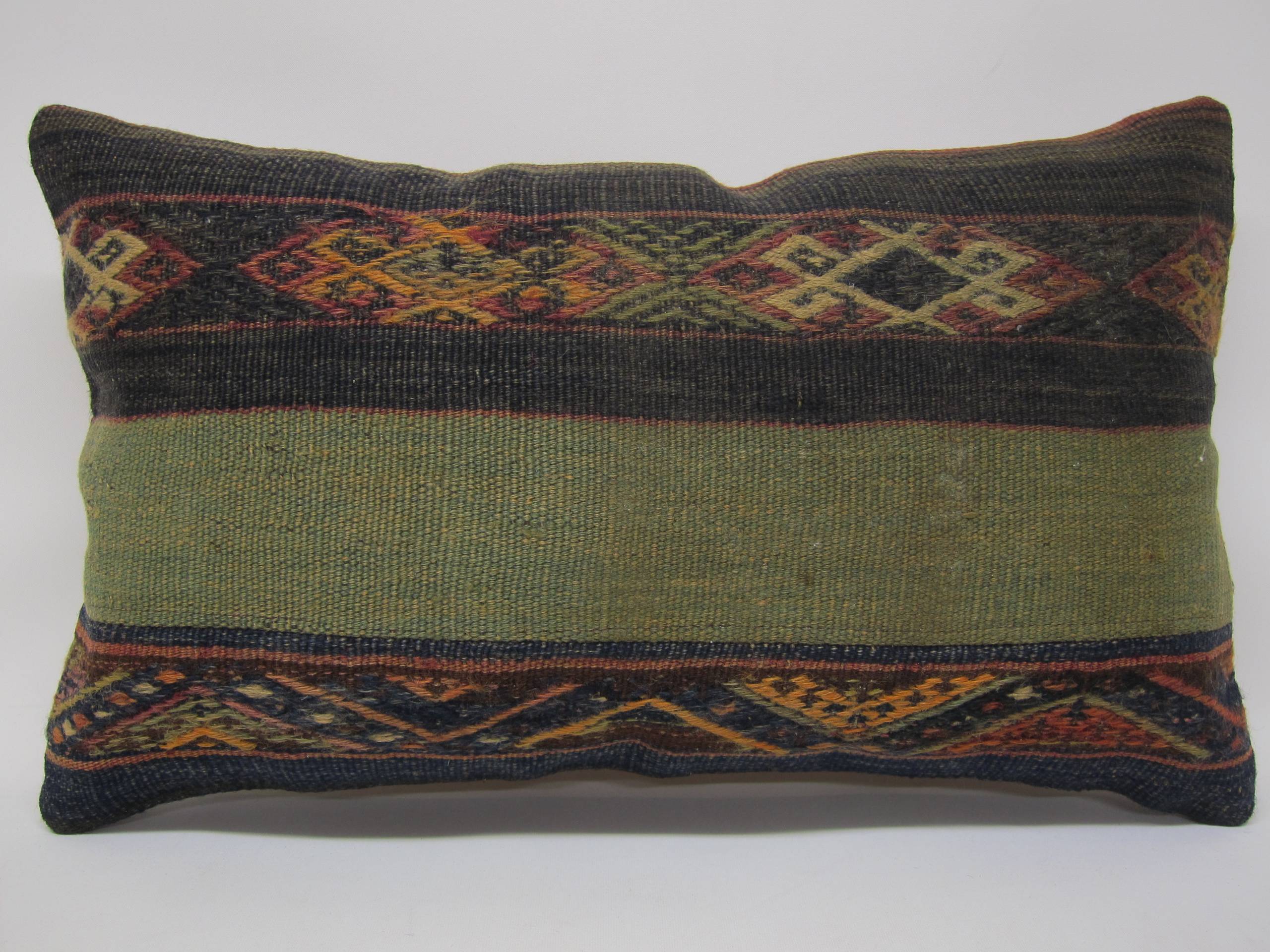 12x20 Turkish Kilim Pillow Cover