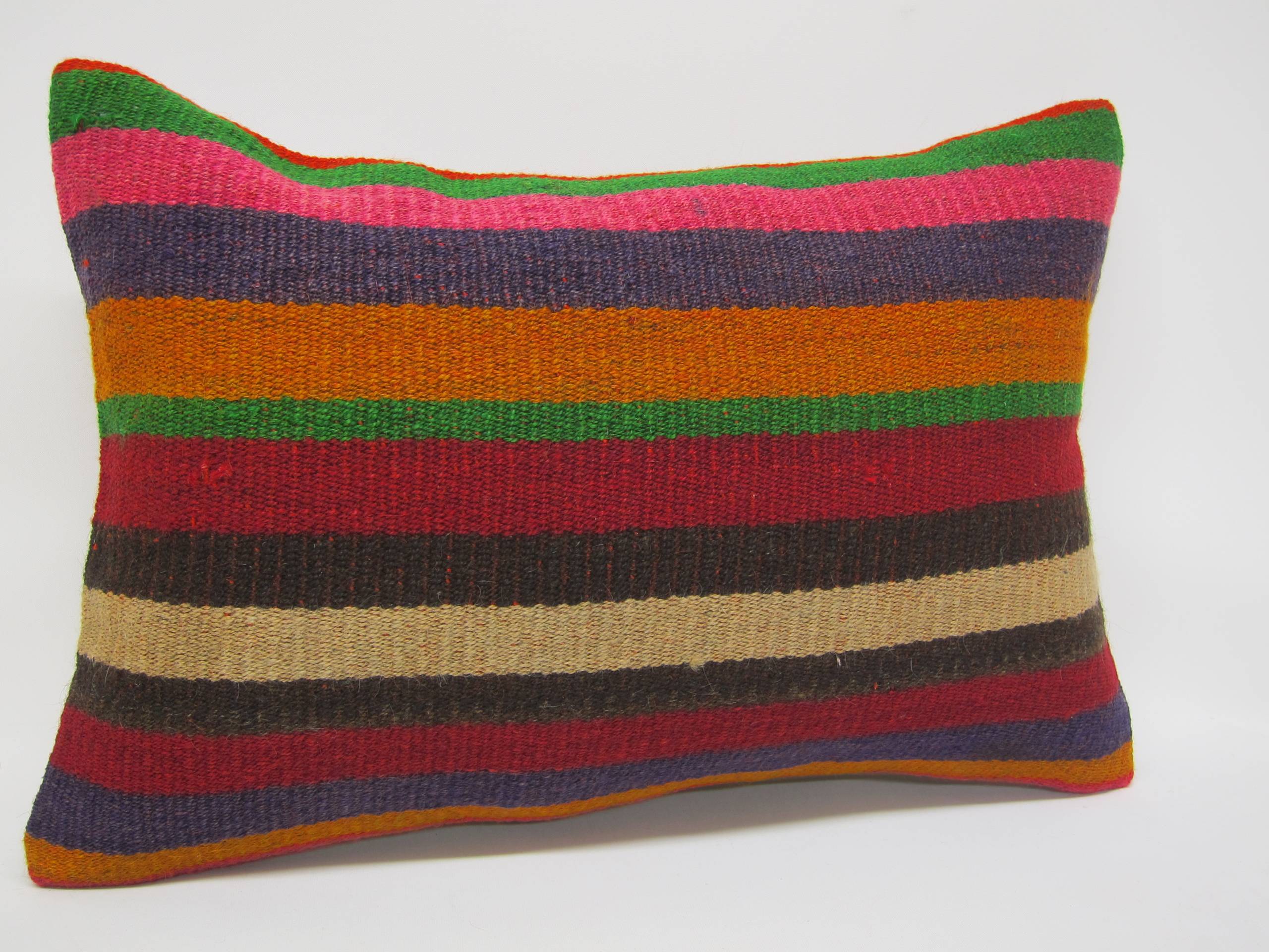 12x20 Turkish Kilim Pillow Cover