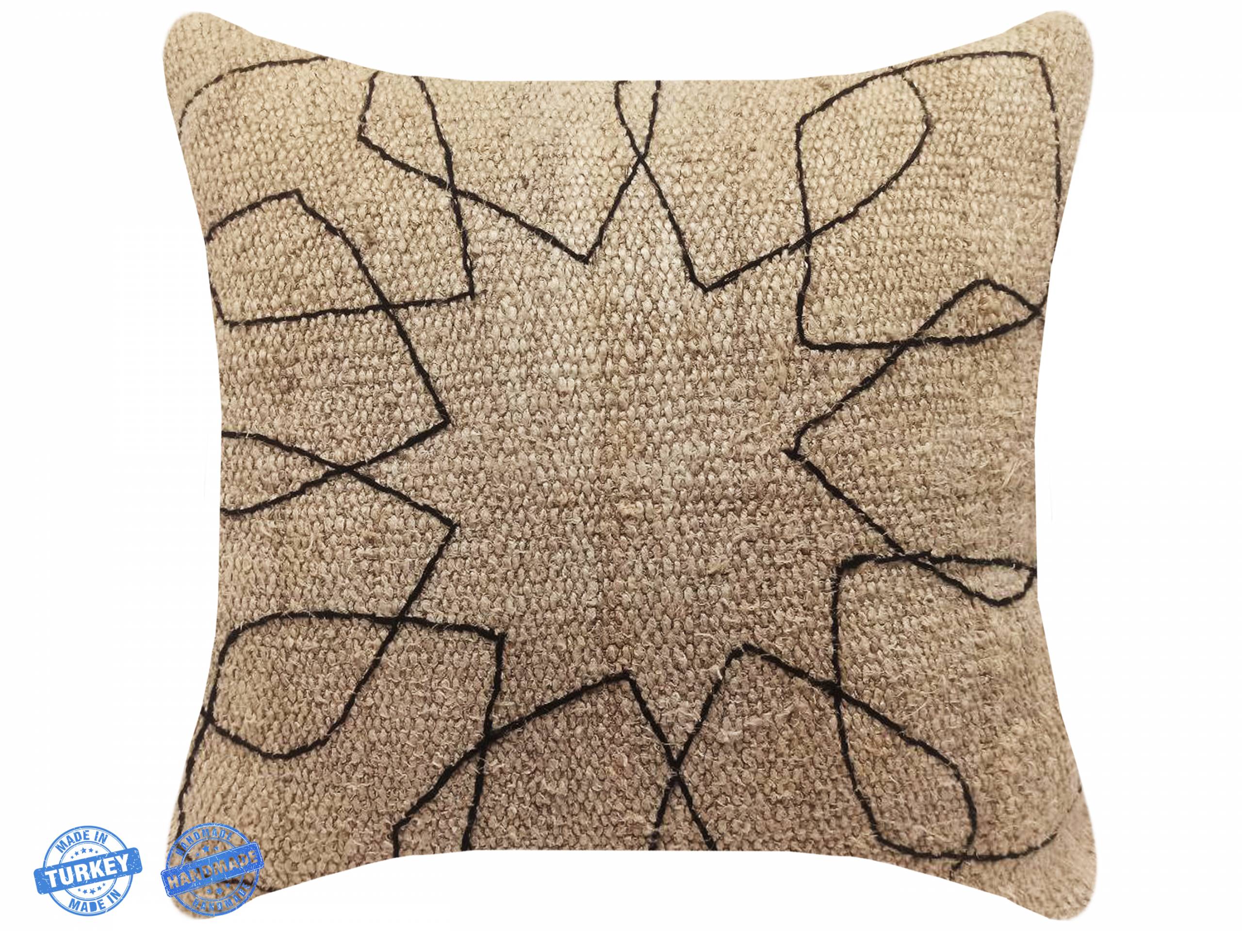 bed pillowcase handmade hemp pillow cover pillow center