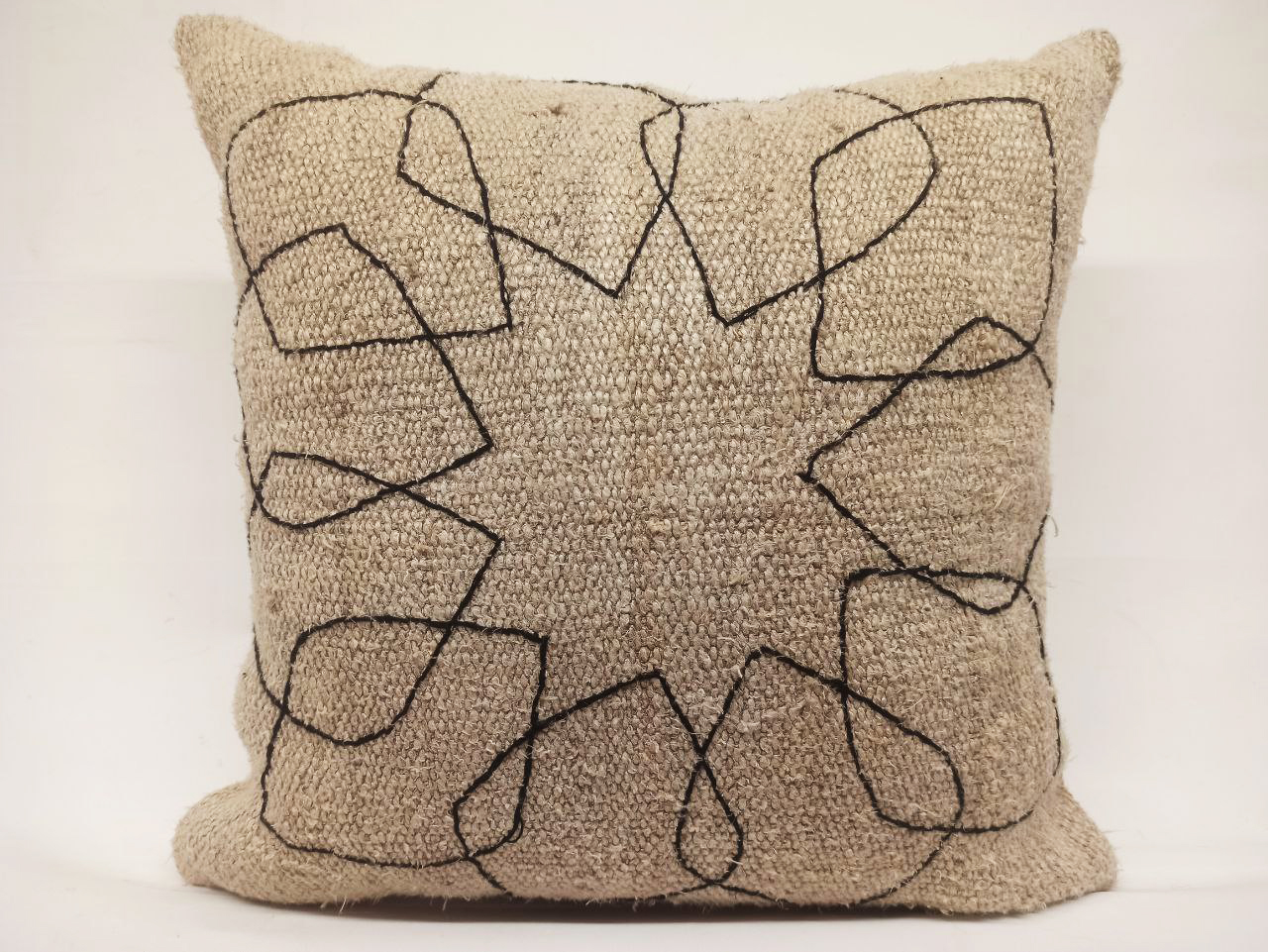 bed pillowcase handmade hemp pillow cover pillow center